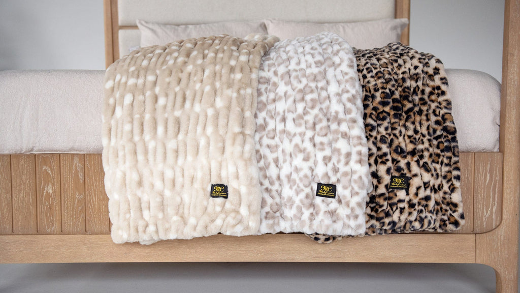 Hugs Snow Leopard Blanket